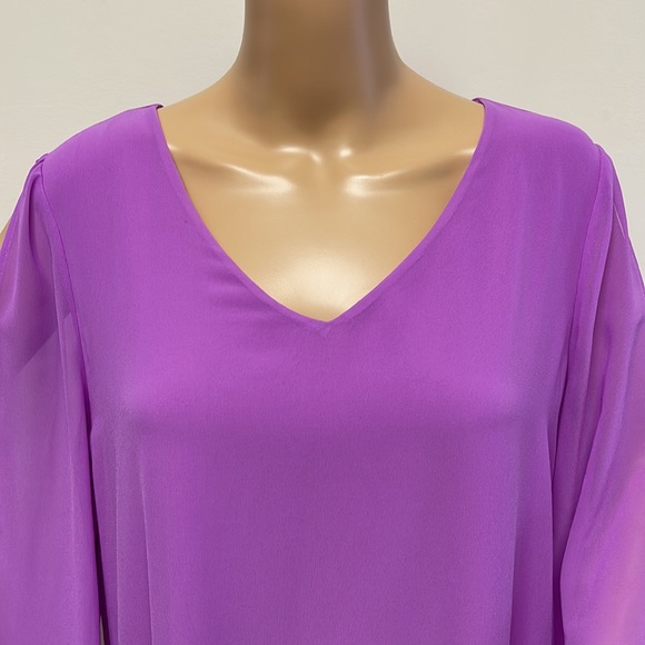 Gianni Bini Long Opened Sleeved Swing Style Short Dress - Picture 2 of 13